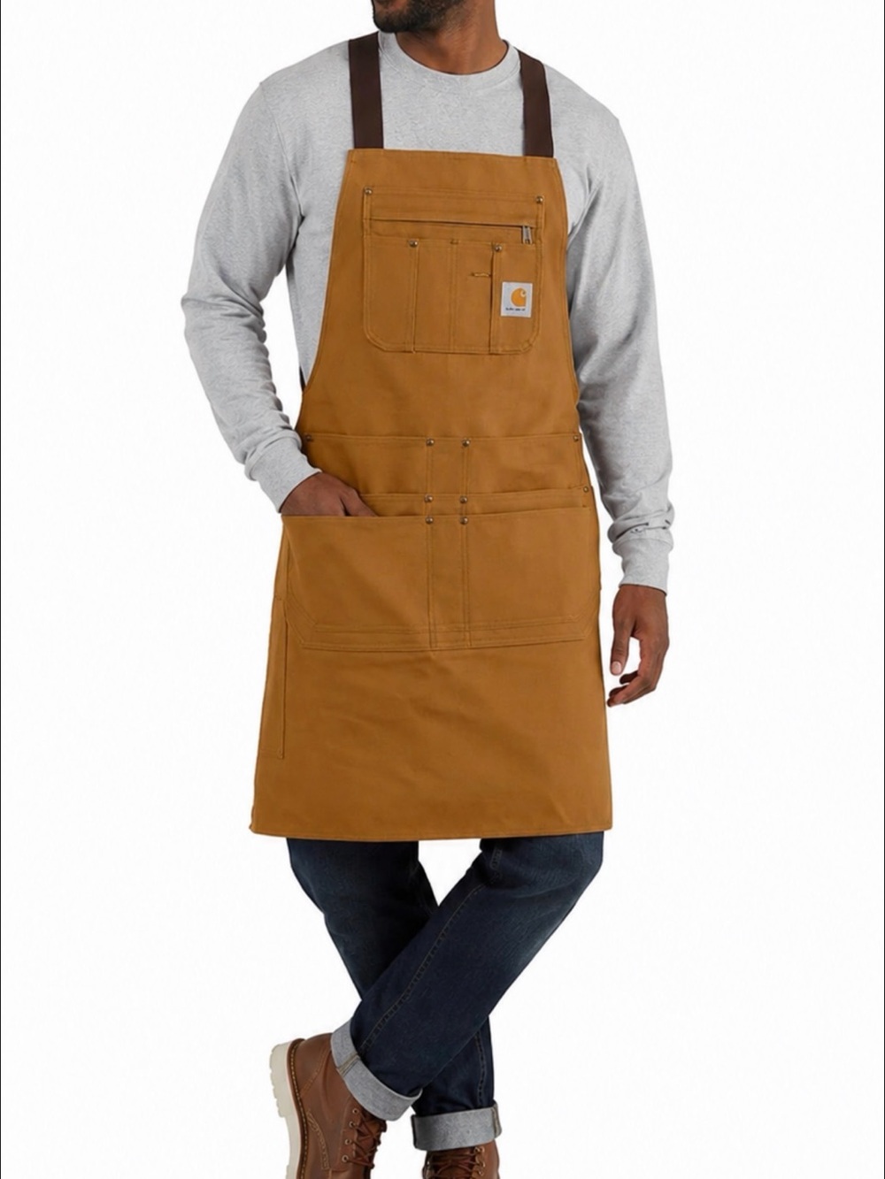 Carhartt Men’s Canvas Jacket in Carhartt Brown